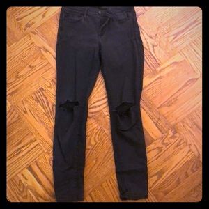 Ripped grey/black joes jeans